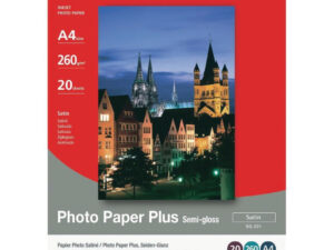 Canon A4 Photo Paper 260gsm Semi-Gloss SG-201 A4 (Pack of 20)