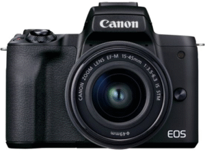 Canon EOS M50 Mark II Mirrorless Camera with 15-45mm Lens (Black)