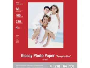 Canon GP-501 Everyday Use Glossy Photo Paper - 210gsm, A4, 100 Sheets