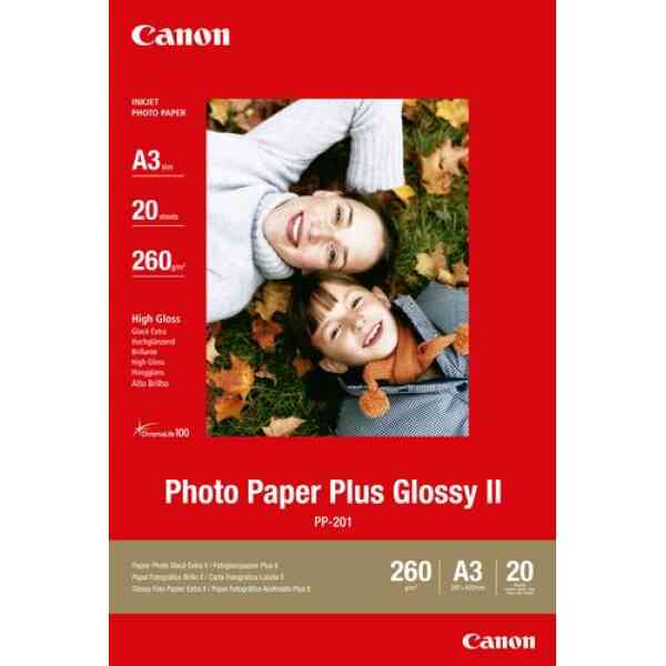 Canon PP-201 Photo Paper Plus Glossy II A3 Plus 20 Sheets