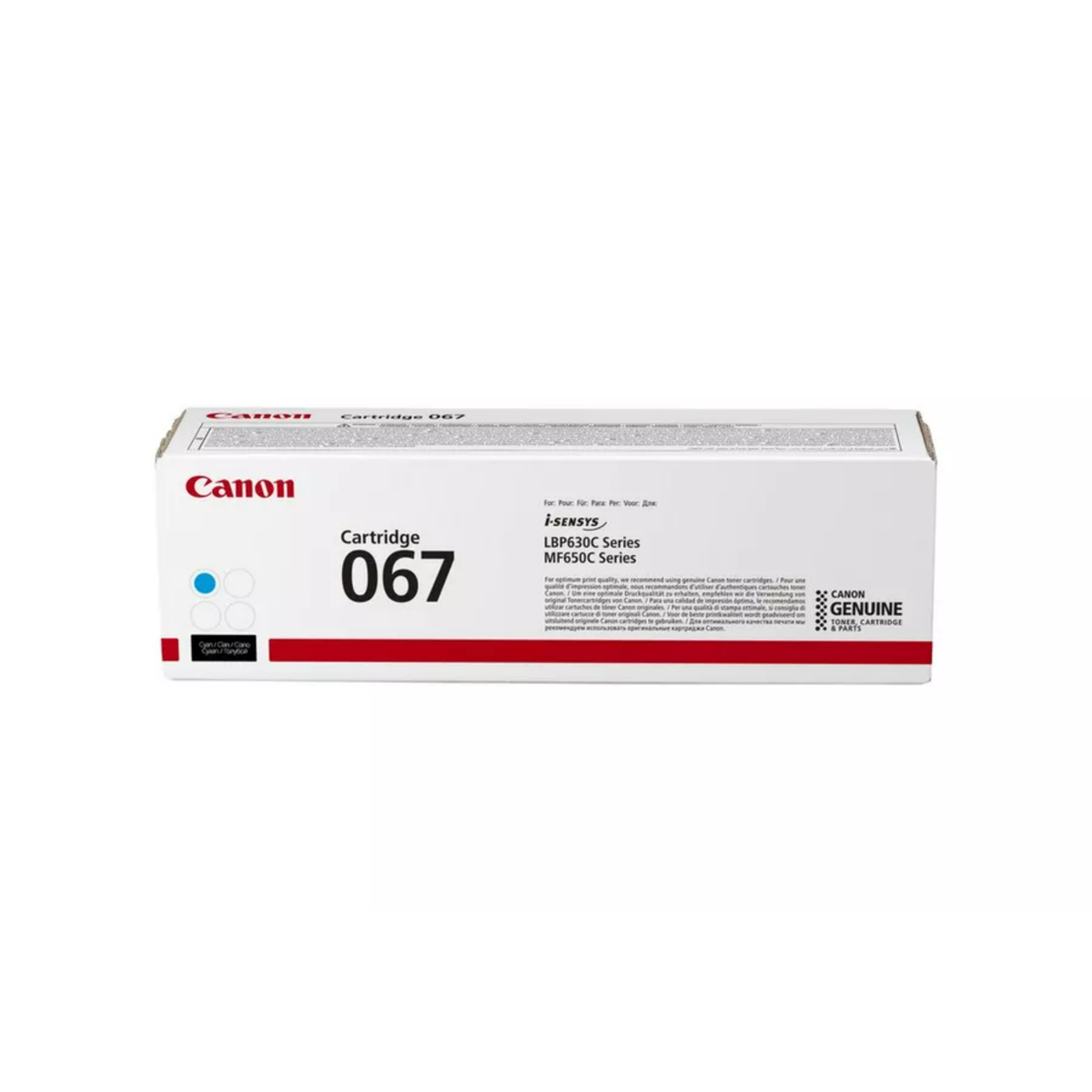 Canon Toner Cartridge, Cyan, 067