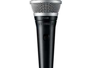Cardioid Dynamic Vocal Microphone PGA48-QTR-E Black