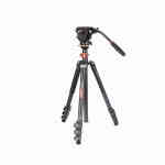 Cayer AF2451H6 Aluminum Tripod with H6 Fluid Head