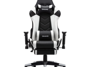CHAHO GAMING CHAIR BLACK AND WHITE
