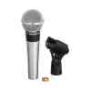 Classic Vocal Microphone Cardioid Pickup Pattern Studio Ready Pop Filter For Live Singing & Performance 565SD-LC Silver