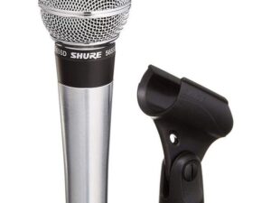 Classic Vocal Microphone Cardioid Pickup Pattern Studio Ready Pop Filter For Live Singing & Performance 565SD-LC Silver
