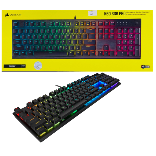 CORSAIR K60 RGB PRO MECHANICAL KEYBOARD
