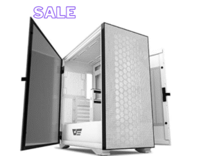 DARKFLASH DLX21 MESH WHITE DUAL MAGNETIC DOOR CASE
