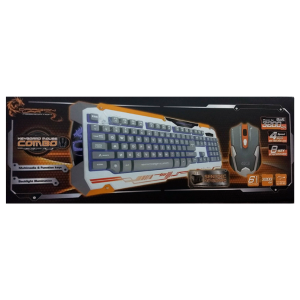 DRAGON WAR GAMING MOUSE & KEYBOARD COMBO WHITE