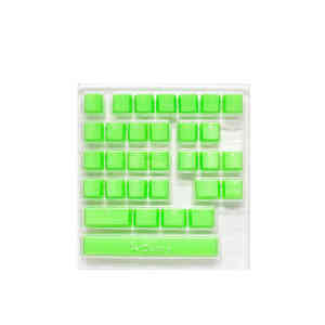 DUCKY SEAMLESS DOUBLESHOT RUBBER 31 KEYCAP- GREEN