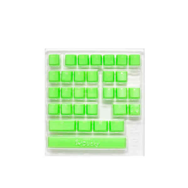 DUCKY SEAMLESS DOUBLESHOT RUBBER 31 KEYCAP- GREEN