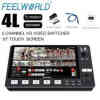 FeelWorld L4 HDMI Livestream Switcher with 10.1" LCD Monitor