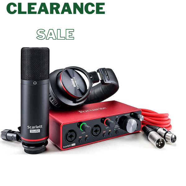 FOCUSRITE SCARLET 2i2 STUDIO USB AUDIO INTERFACE- 3