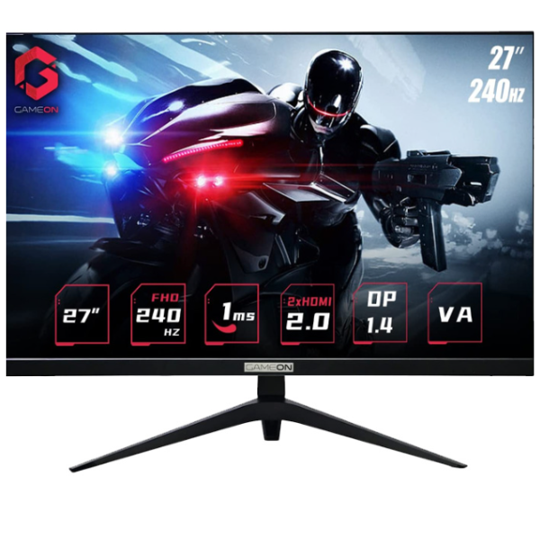 GAMEON GAMING MONITOR FHD FLAT 240HZ BLACK 27