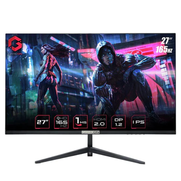GAMEON GAMING MONITOR QHD FLAT IP 165HZ BLACK 27