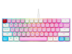GAMERTEK MINI KEYBOARD GK60 – COTTON CANDY