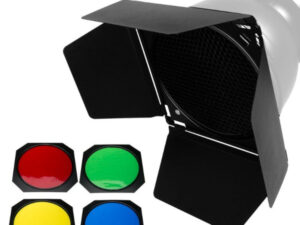 Godox BD-04 Kit Barndoor Honey Comb for Bowens