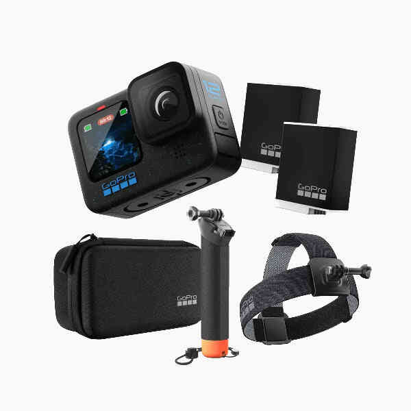 GoPro - HERO12 Black Action Camera Bundle - Black