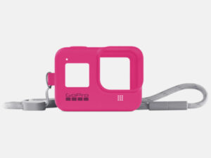 GoPro Silicone Sleeve and Adjustable Lanyard Kit for GoPro HERO8 (Electric Pink)