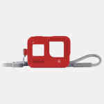 GoPro Silicone Sleeve and Adjustable Lanyard Kit for GoPro HERO8 (Firecracker Red)