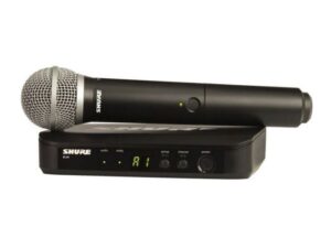 Handheld Wireless Microphone System BLX24UK/PG58X-K14 Black