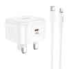 Hoco PD Single Port Super Fast Wall Charger with Lightning Cable, C91B