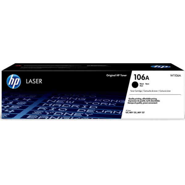 HP 106A Black Toner W1106A