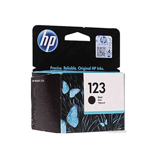 HP 123 Black Original Ink Cartridge, F6V17AE in Qatar