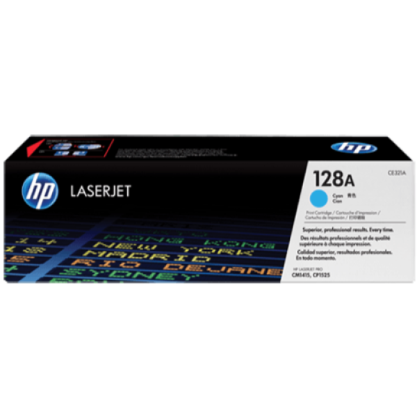 HP 128A Cyan Toner Cartridge