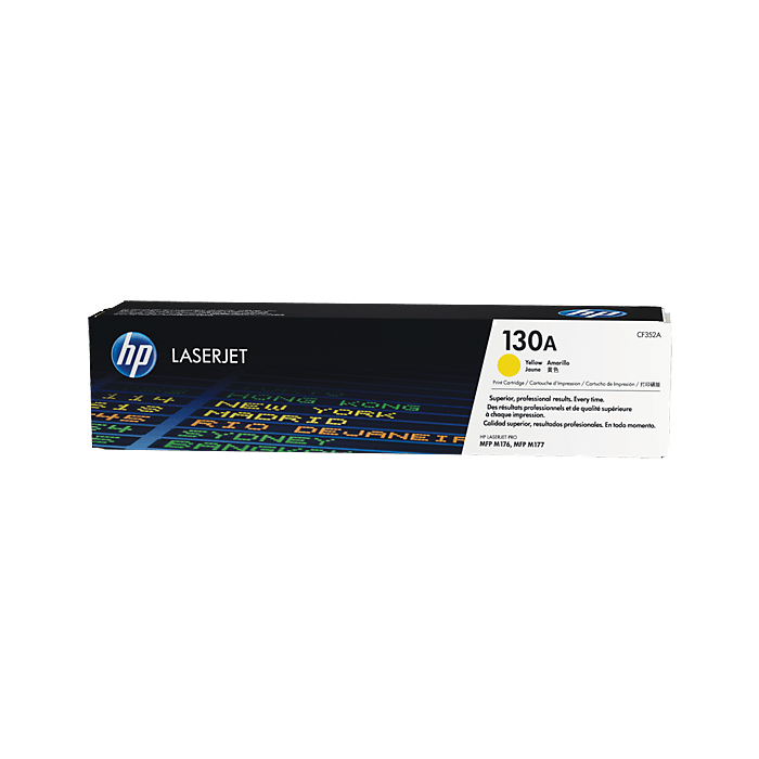 HP 130A Original LaserJet Toner Cartridge - Yellow