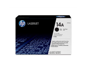 HP 14A Black Original LaserJet Toner Cartridge, CF214A
