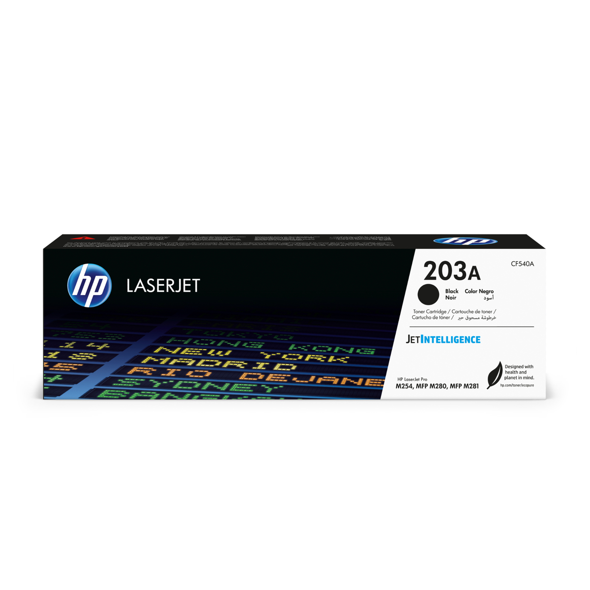 HP 203A Original Laserjet Toner Cartridge (CF540A),Black