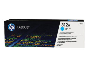 HP 312A Original Laserjet Toner Cartridge, Cyan, CF381A