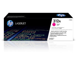 HP 312A Original LaserJet Toner Cartridge, Magenta, CF383A