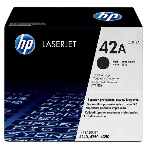HP 42A (Q5942A) Black Original LaserJet Toner Cartridge