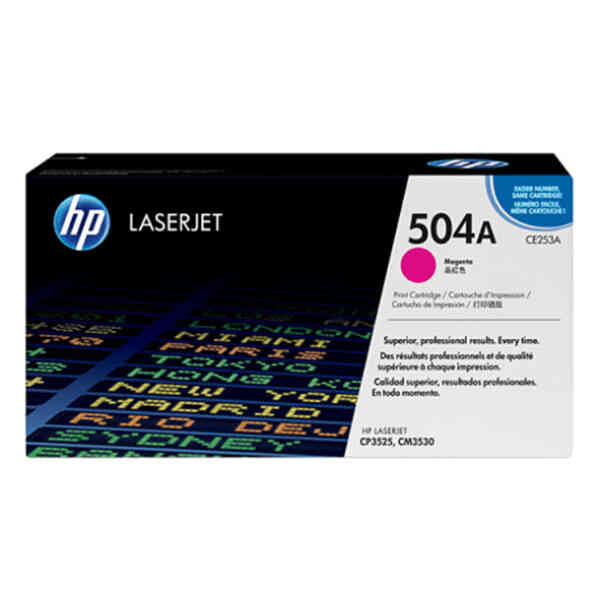 HP 504A Magenta Toner Cartridge CE253A