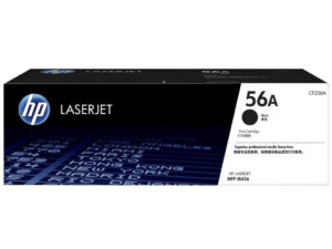 HP 56A Black LaserJet Toner Cartridge (CF256A)