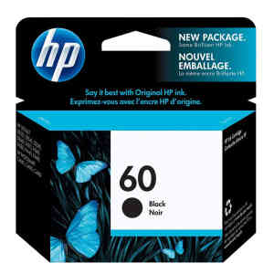 HP 60 Black Original Ink Cartridge