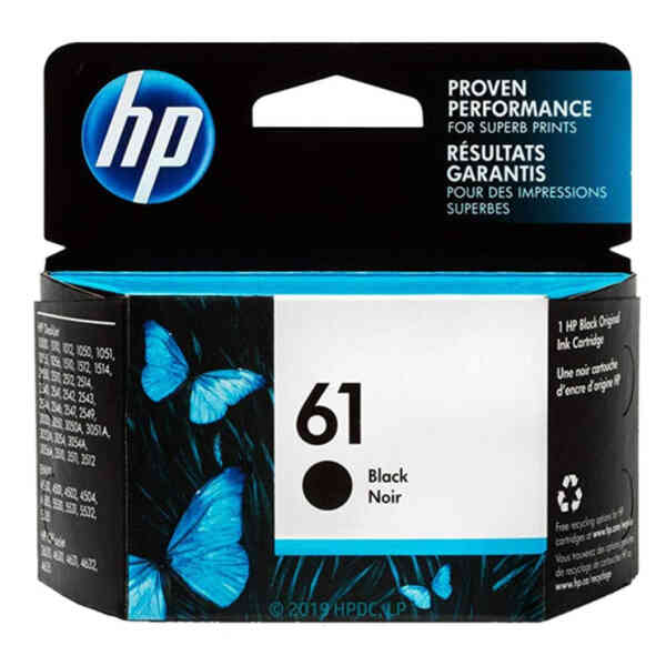 HP 61 Ink Cartridge, Black