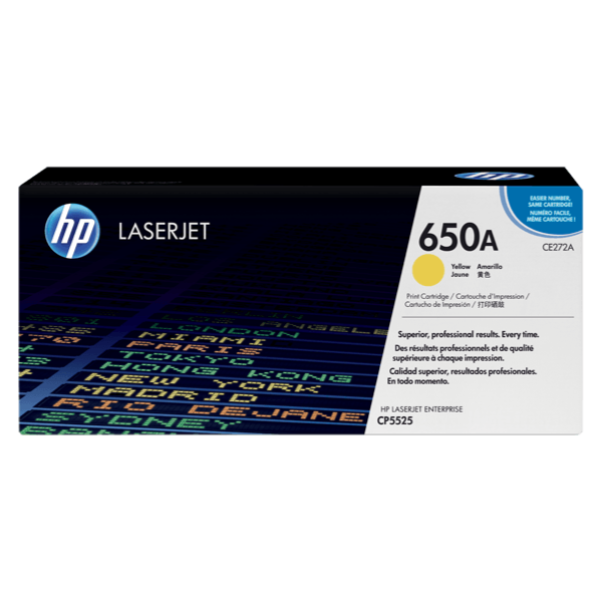HP 650A Yellow LaserJet Toner