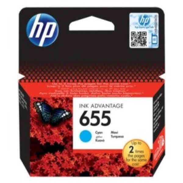 HP 655 Cyan Cartridge