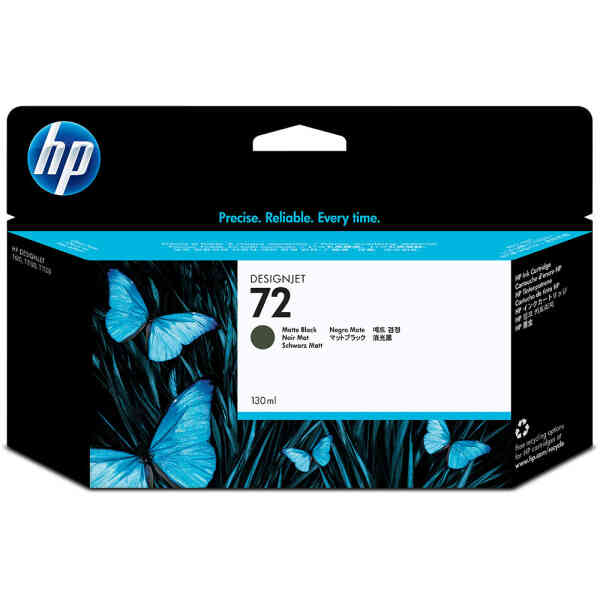 HP 72 130-ml Matte Black DesignJet Ink Cartridge (C9403A)