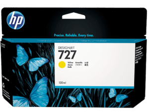 HP 727 130-ml Yellow DesignJet Ink Cartridge