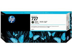 HP 727 Matte Black DesignJet Ink Cartridge 300-ml