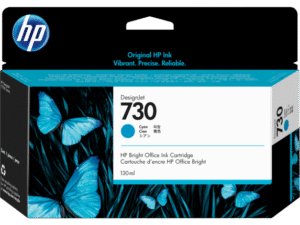 HP 730 130-ml Cyan DesignJet Ink Cartridge (P2V62A)