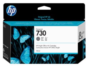 HP 730 130-ml Gray DesignJet Ink Cartridge (P2V66A)