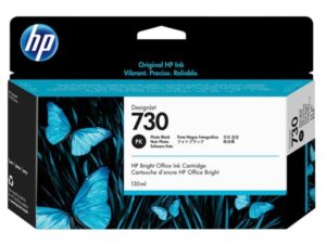 HP 730 130-ml Photo Black DesignJet Ink Cartridge (P2V67A)