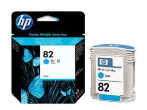 HP 82 Cyan 28ml Ink Cartridge (CH566A)