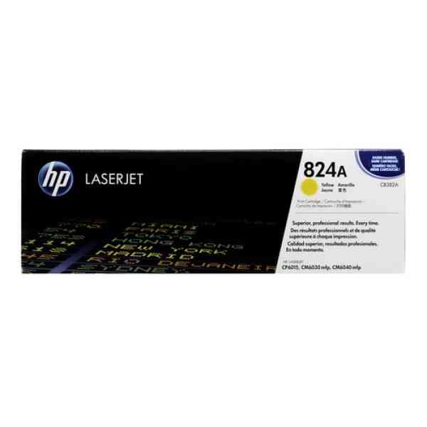 HP 824A LaserJet Toner Cartridge - Yellow (CB382A)
