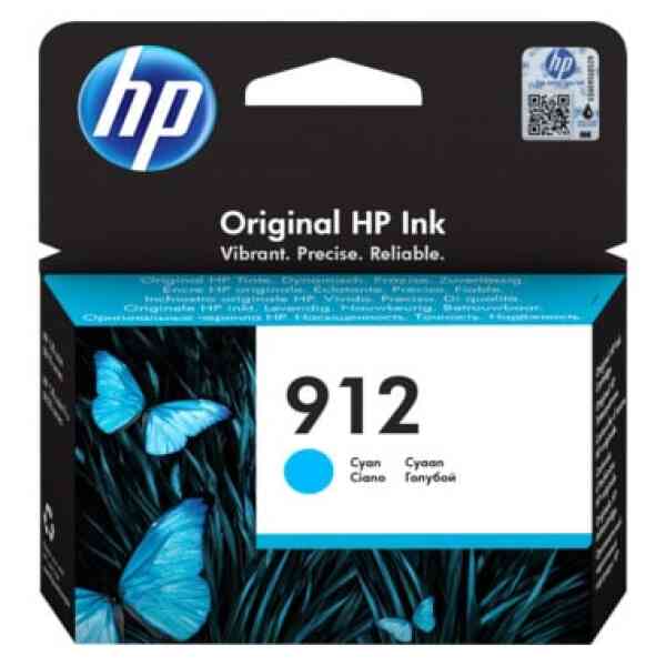 HP 912 Cyan Original Ink Cartridge (3YL77AE)